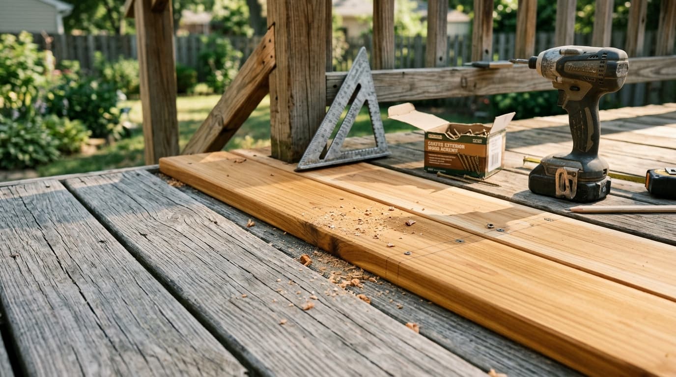 Deck Repair Cost: Boards, Railings, Joists & When to Rebuild