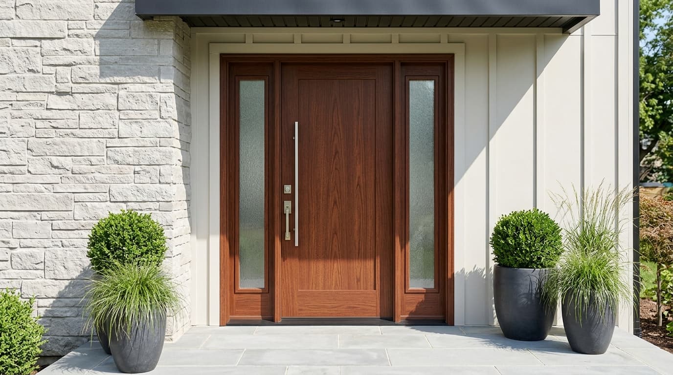 Front Door Replacement Cost: Steel vs. Fiberglass vs. Wood